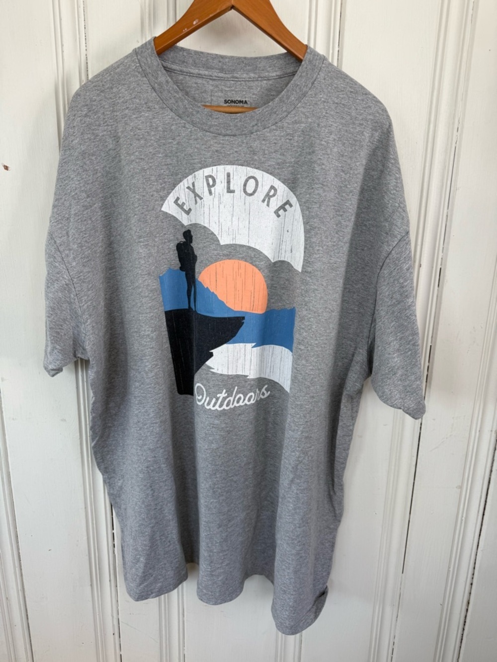 Sonoma Gray Crewneck Tee - worn once! 3X Big